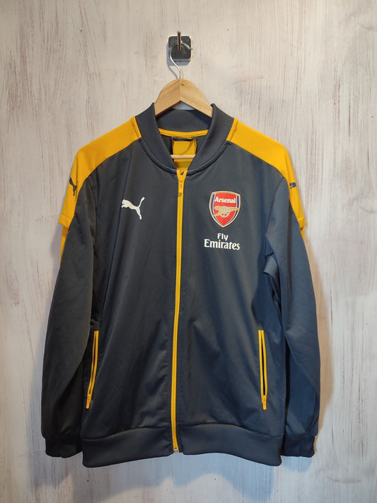 Arsenal London 2016 2017 training Size M Puma jacket top zip soccer football kit