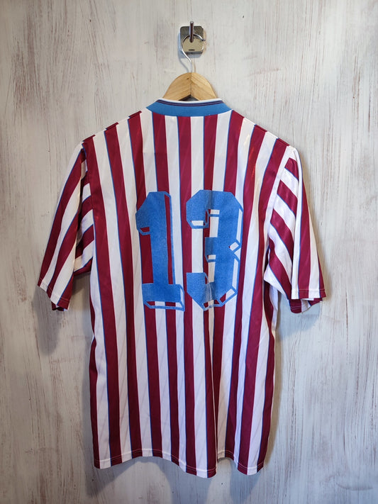 VINTAGE Manchester City 1988 1989 away Size L Umbro football soccer shirt jersey