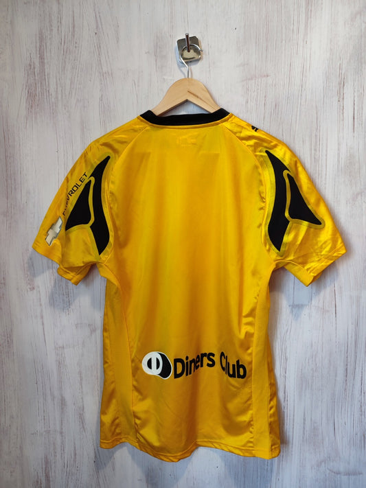 AEK Athens 2007 2008 home Sz L Puma shirt jersey football soccer kit tee vintage