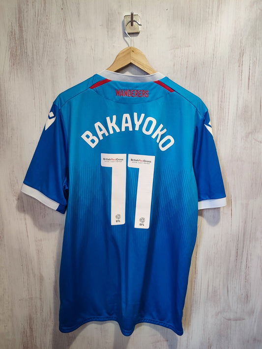 Bolton Wanderers 2022 2023 away Sz 3XL Macron shirt football jersey kit Bakayoko