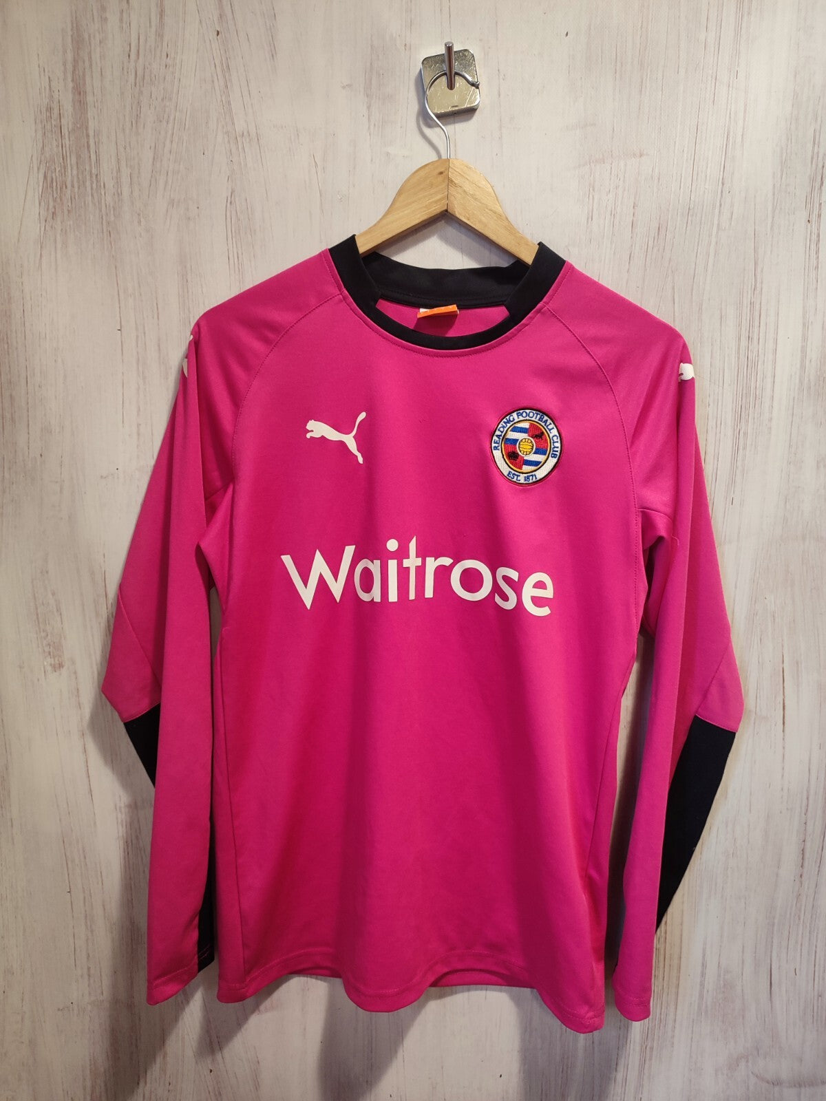 FC Reading 2014 2015 goalkeeper Size S Puma football shirt jersey soccer kit L/S