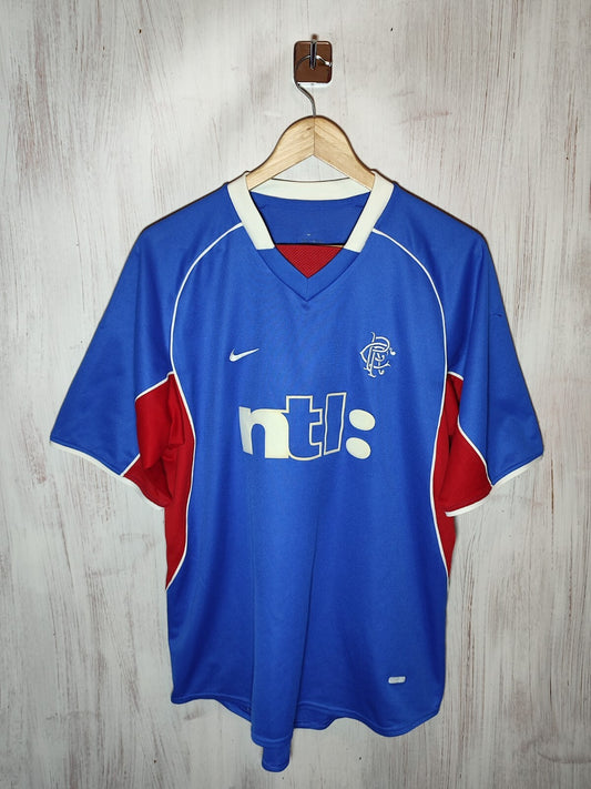 Glasgow Rangers 2001 2002 Home Sz XL football soccer shirt jersey kit tee Nike