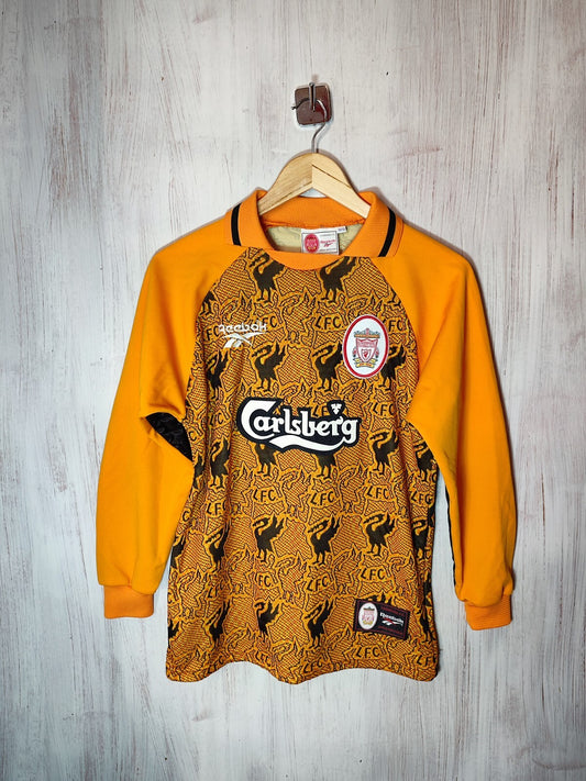 FC Liverpool 1996 1997 goalkeeper Size XS shirt soccer jersey footbal GK 30-32"