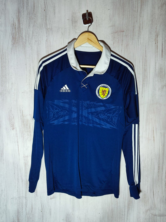 SCOTLAND 2012 2013 2014 home Size M Adidas shirt jersey football soccer kit L/S