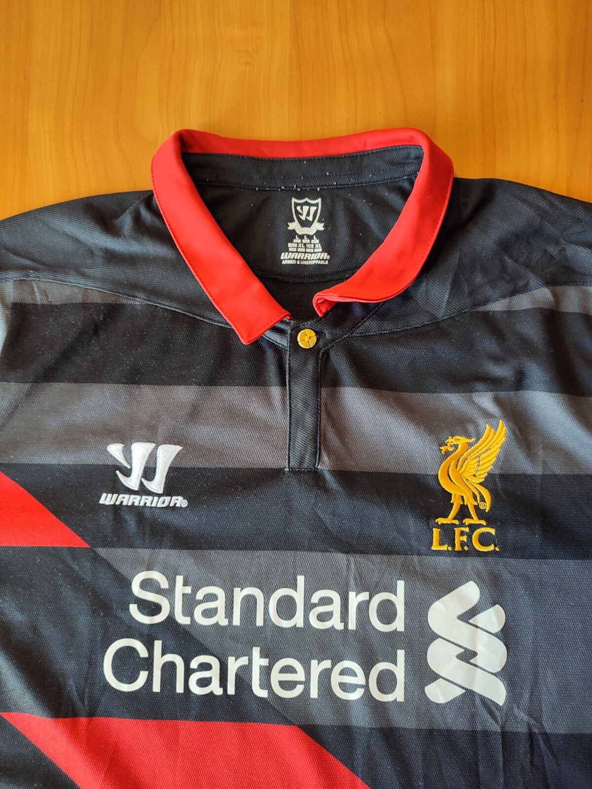 FC Liverpool 2014 2015 third Size L Warrior football shirt jersey soccer 3rd tee