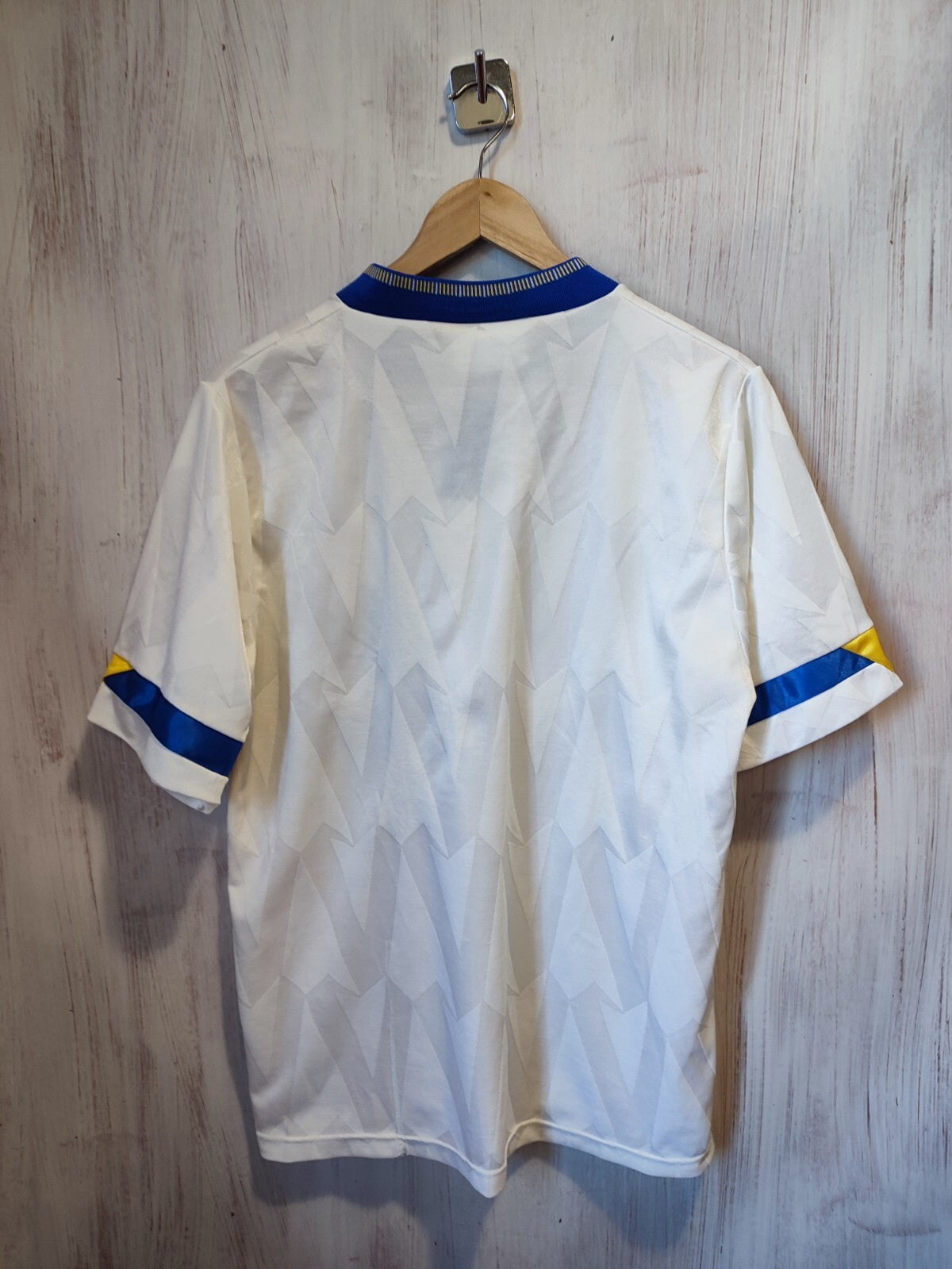 VINTAGE Leeds United 1990 1991 home Sz M Umbro jersey shirt soccer football kit