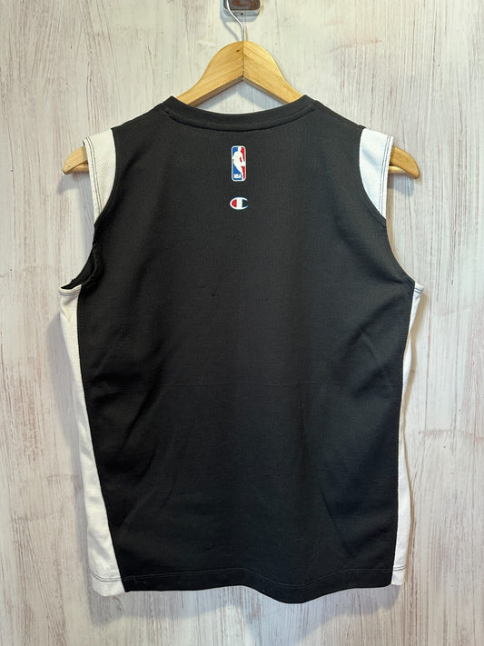 kids 11-12 years San Antonio Spurs Sz L 150/155 Champion basketball shirt jersey