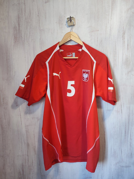Poland team 2004 2005 2006 away Size L soccer shirt jersey football kit tee Puma