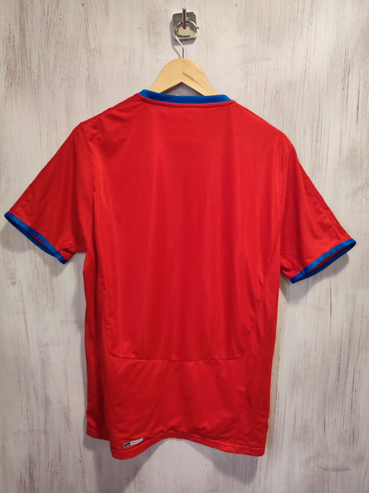 Czech Republic 2008 2009 home Sz L Puma shirt jersey football soccer kit trikot