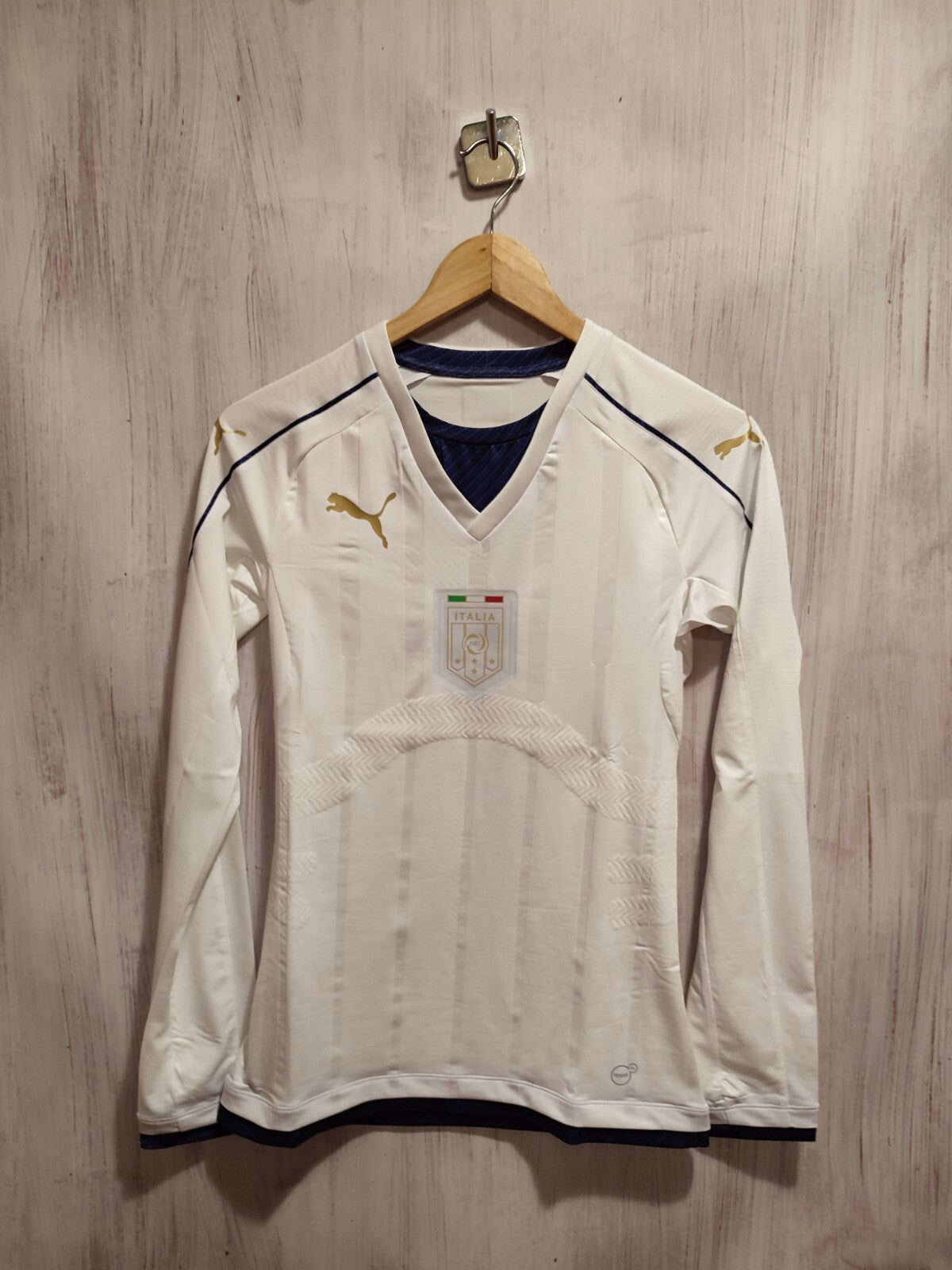 AUTHENTIC Italy 2016 2017 away Sz S Puma shirt jersey Italia soccer kit football