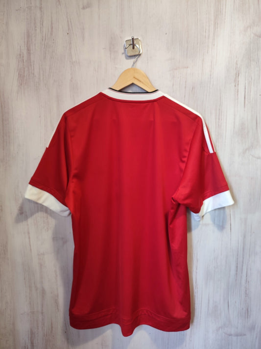 Manchester United 2015 2016 home Size L Adidas soccer shirt jersey football kit