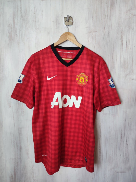 Manchester United 2012 2013 home Sz L Nike shirt jersey soccer football kit tee