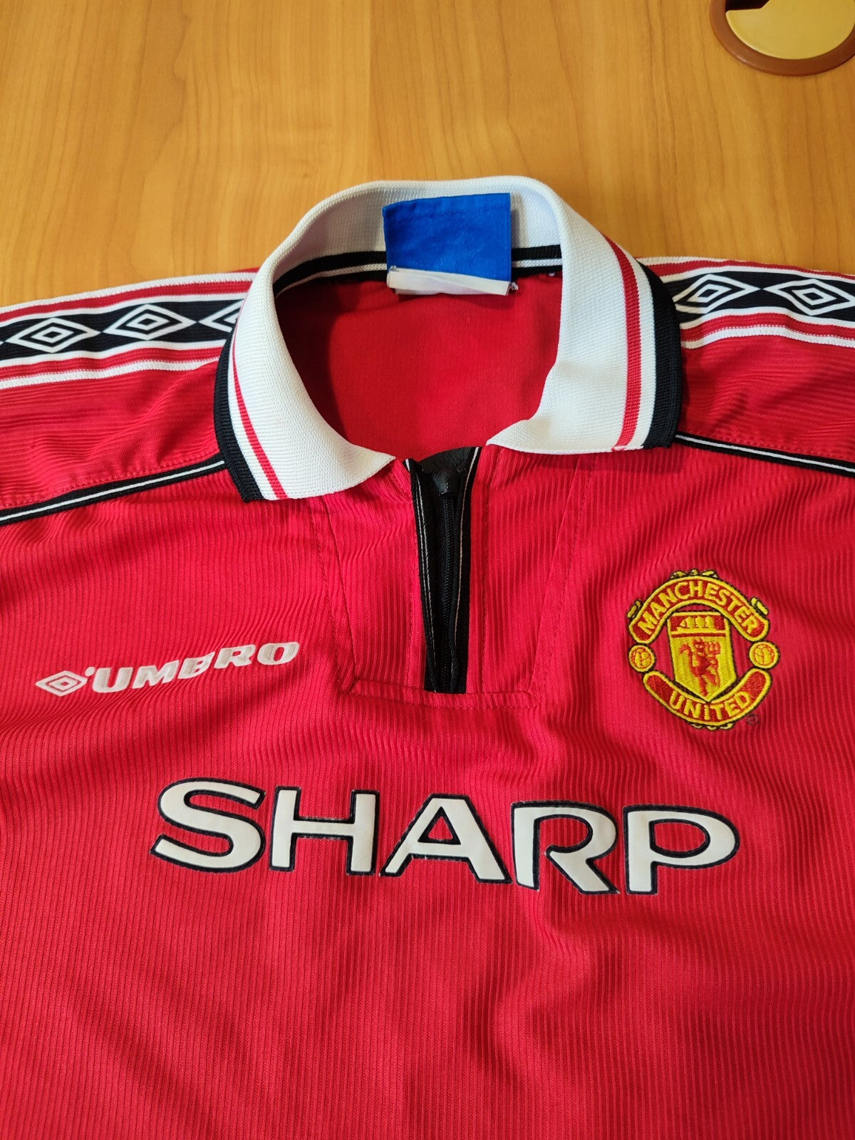 Kids Manchester United 1998 1999 2000 Size XL home shirt jersey soccer football