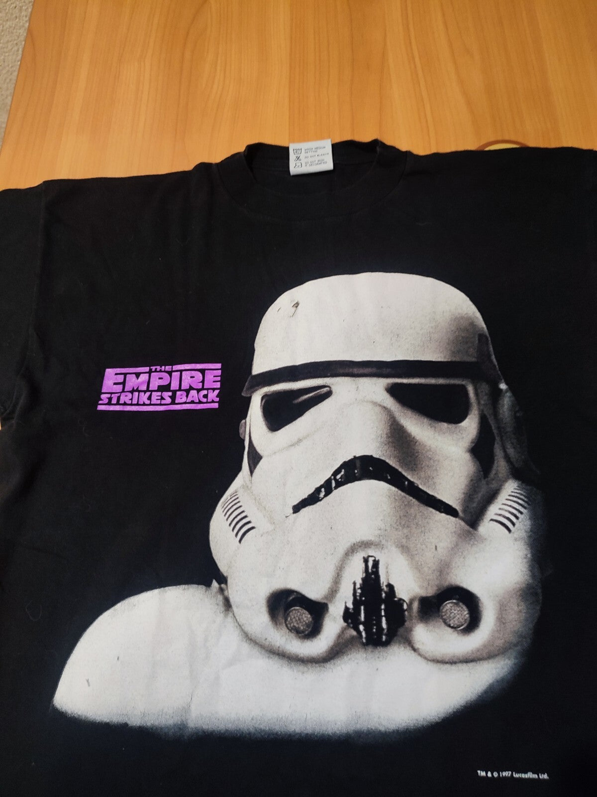 Star Wars 1997 The Empire Strikes Back Sz M jersey shirt tee Lucas film