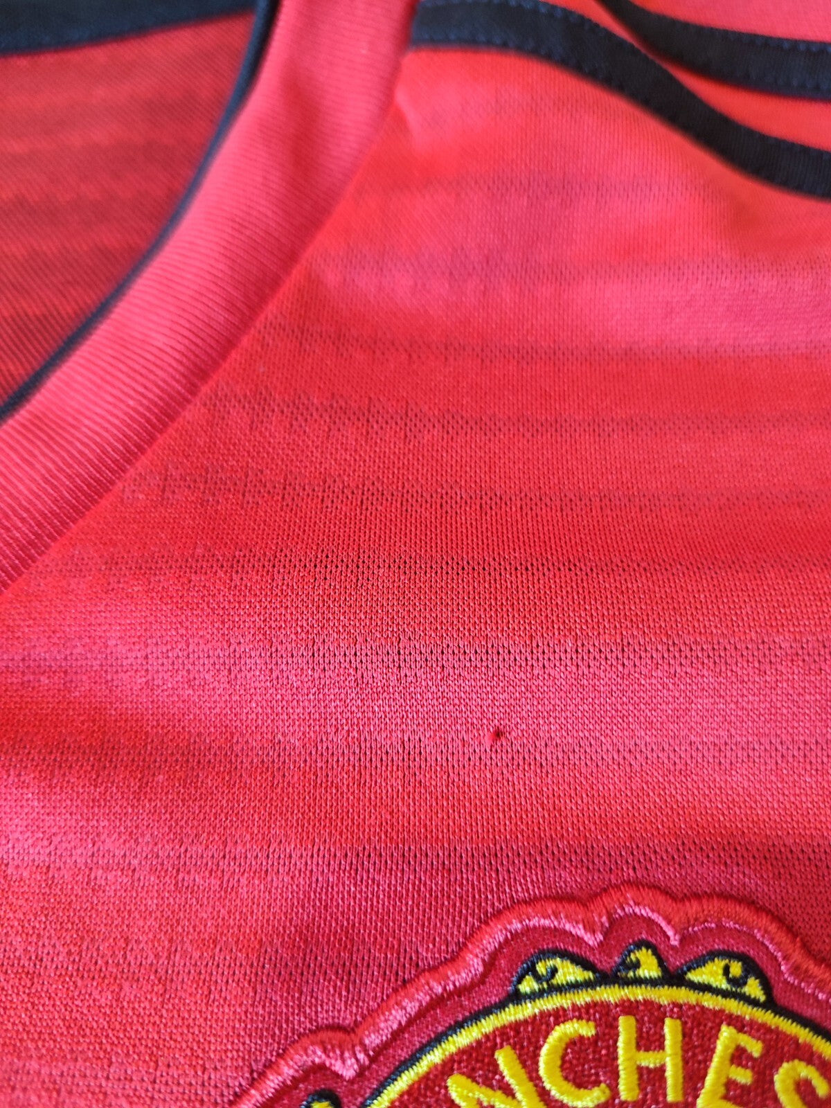 Manchester United 2018 2019 home Size L Adidas soccer shirt jersey football kit