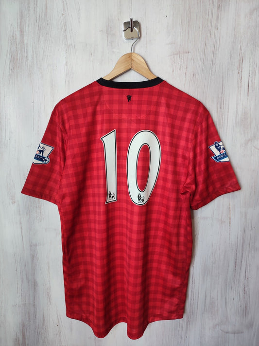 Manchester United 2012 2013 home Sz L Nike shirt jersey soccer football kit tee