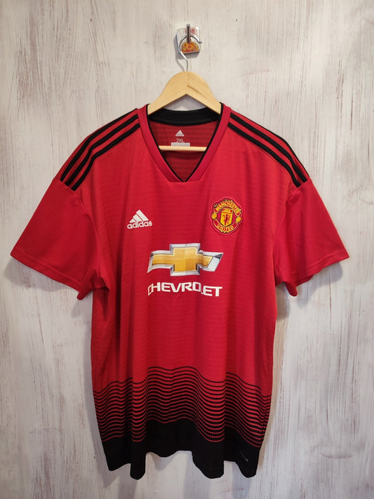 Manchester United 2018 2019 home 2XL Adidas soccer shirt jersey football kit XXL