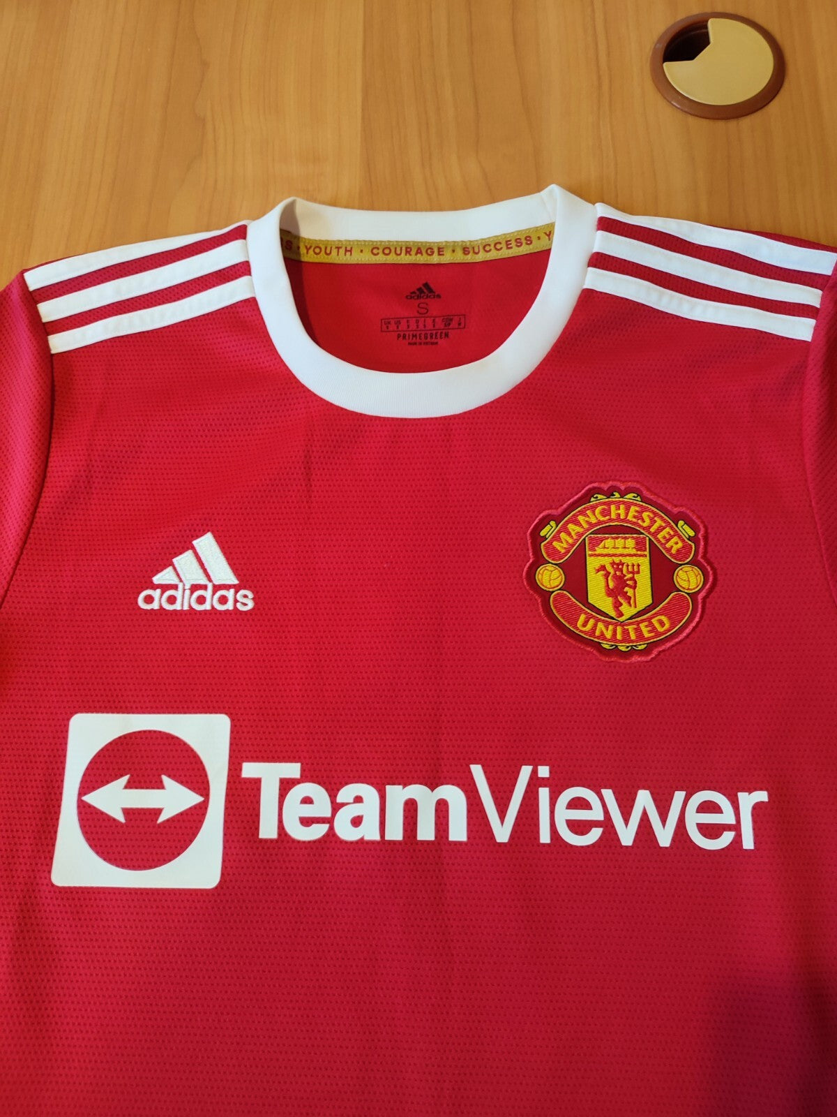 Manchester United 2021 2022 home Size S Adidas shirt jersey football kit Ronaldo