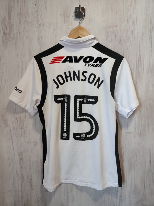 Derby County 2016 2017 home Sz S Umbro shirt jersey football soccer kit Johnson