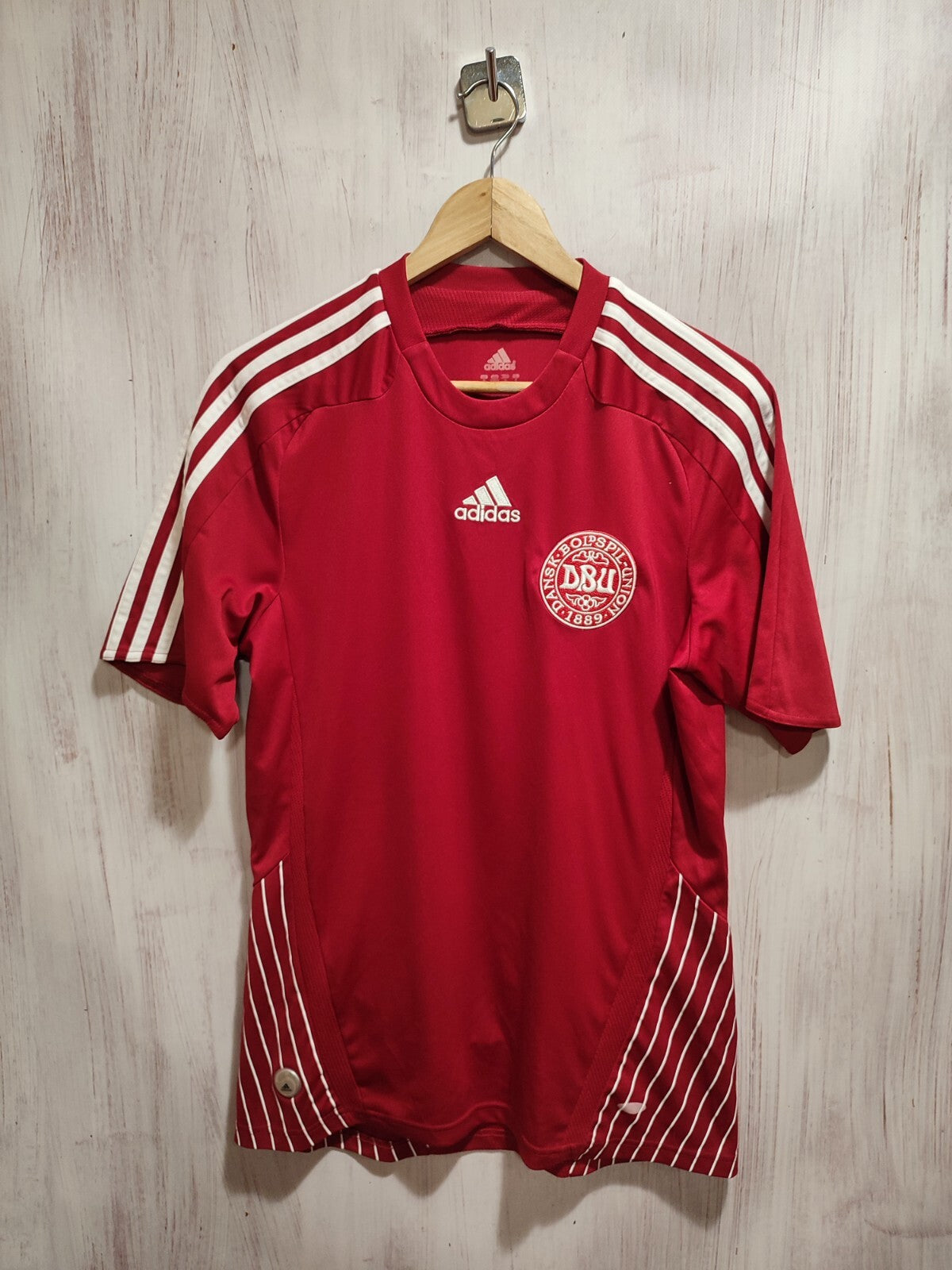 Denmark 2008 2009 2010 home Size S shirt jersey football soccer maillot kit tee