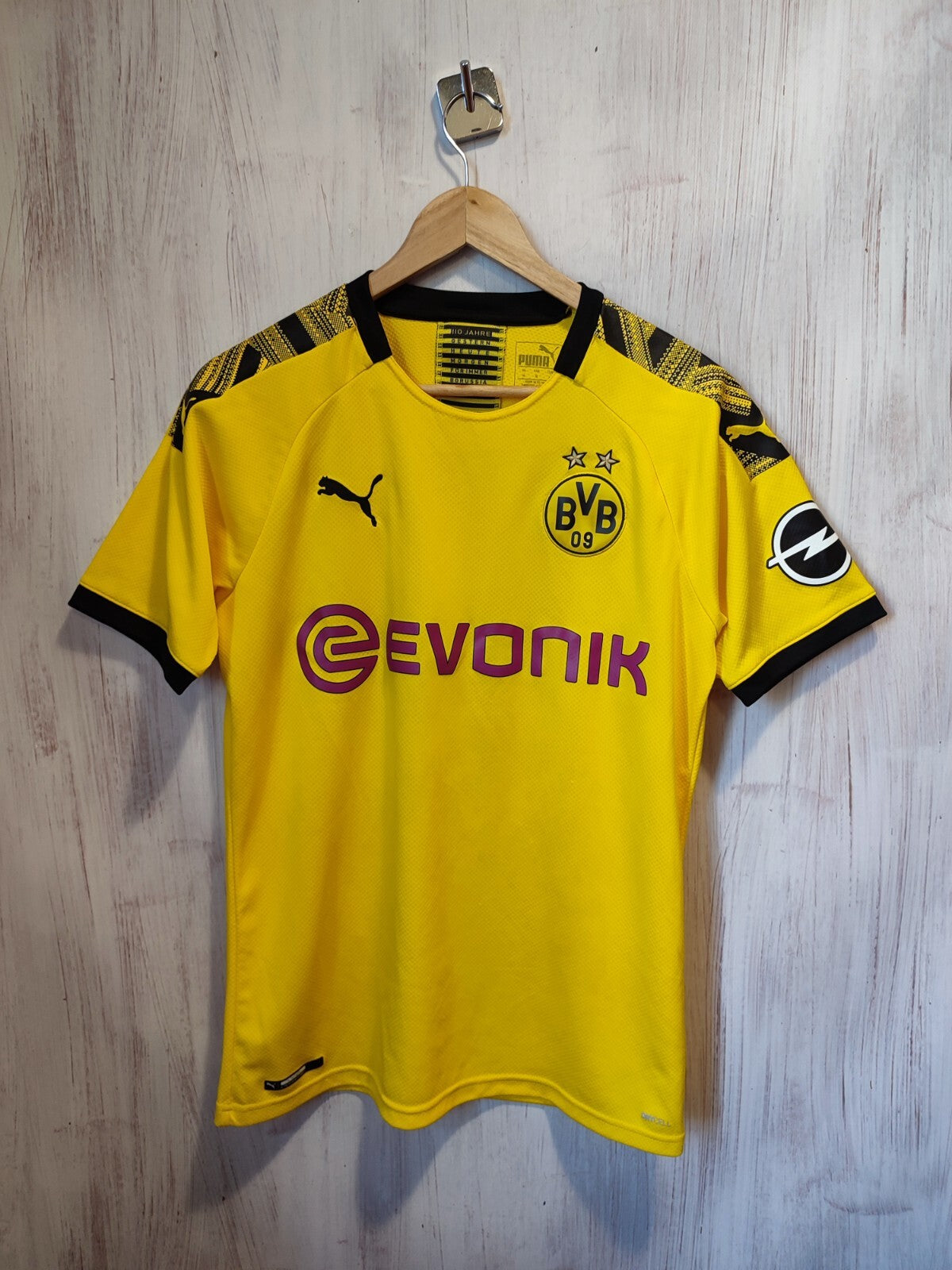 Borussia Dortmund 2019 2020 home Sz M BVB Puma jersey shirt soccer football kit
