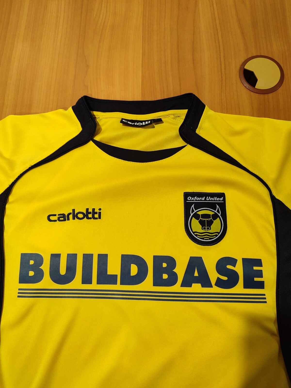 Oxford United 2008 2009 home Size L soccer shirt jersey football kit tee trikot