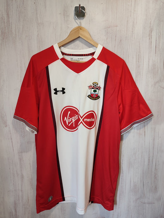 Southampton 2017 2018 home Size XL Under Armour football soccer shirt jersey kit