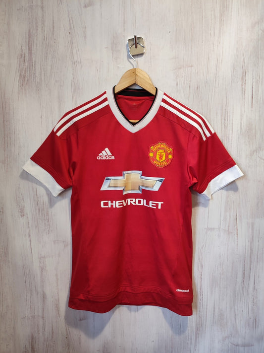 Manchester United 2015 2016 home Size XS Adidas soccer shirt jersey football kit