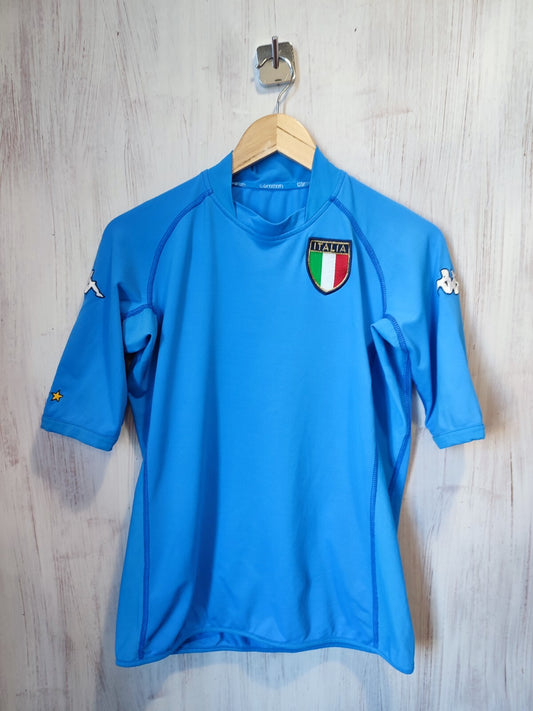 Italy 2000 2001 2002 home Sz M Kappa shirt jersey soccer Italia football kit tee