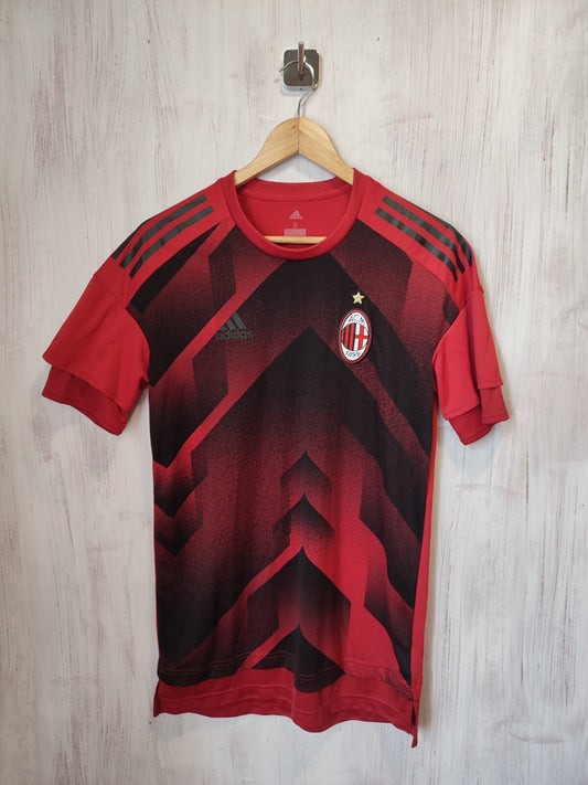 AC Milan 2017 2018 pre-match taining Size S shirt jersey football soccer kit tee
