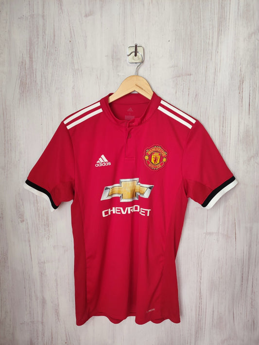 Manchester United 2017 2018 home Size S Adidas soccer shirt jersey football kit