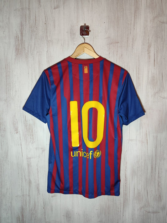 FC Barcelona 2011 2012 home Size S Nike shirt jersey Barca soccer fotball kit