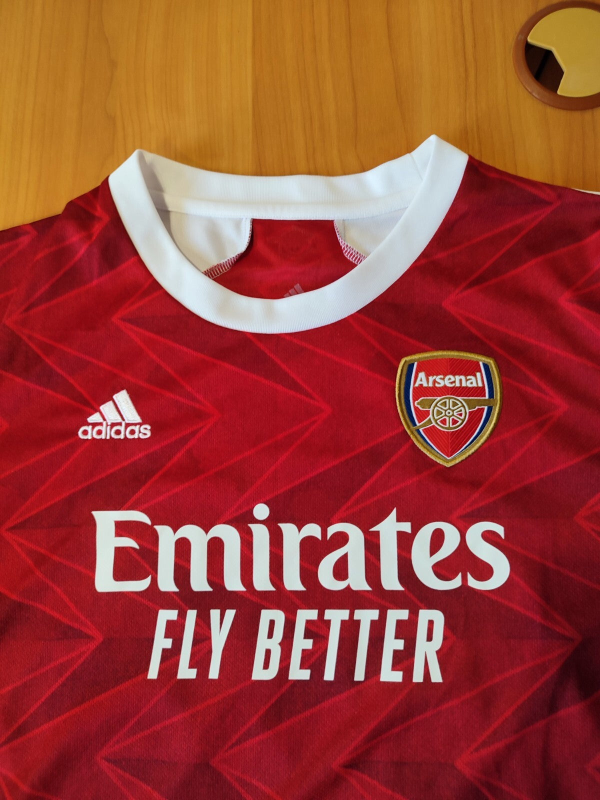 Women's Arsenal London 2020 2021 home Size L Adidas shirt jersey soccer football