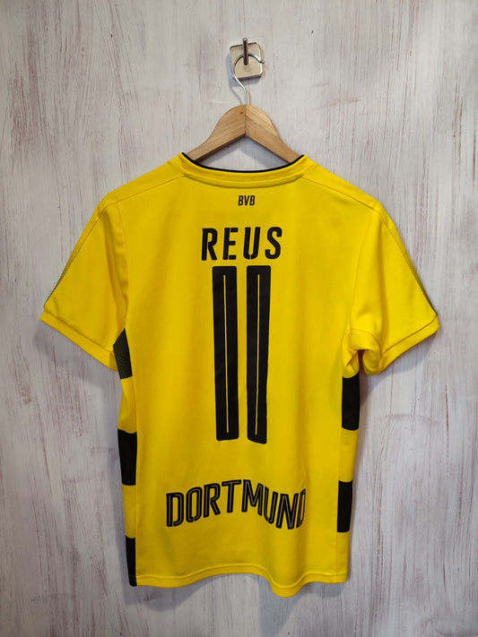 Borussia Dortmund 2017 2018 home Sz S soccer jersey shirt football kit tee Reus
