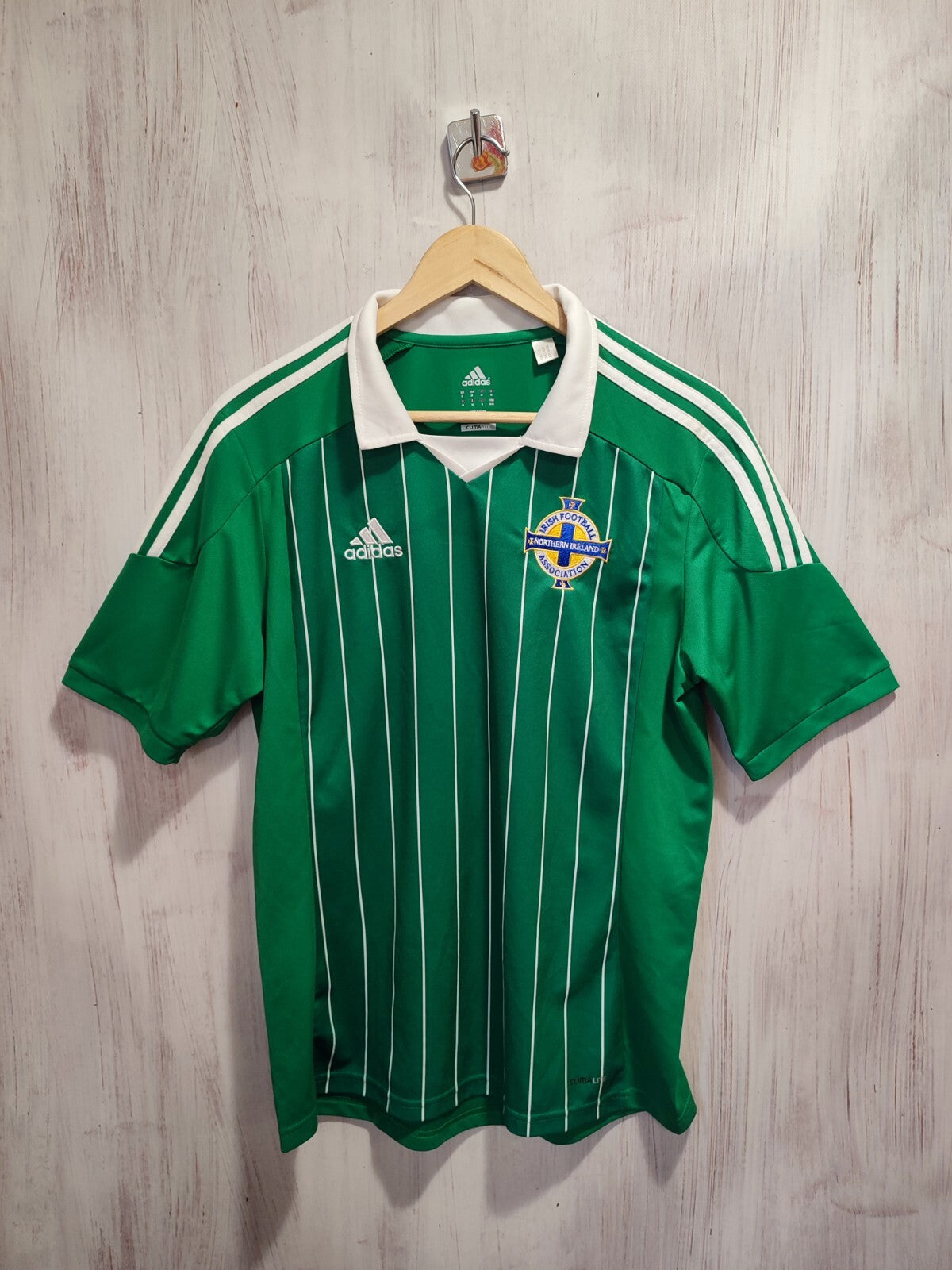 Northern Ireland 2012 2013 home Sz M Adidas shirt jersey soccer football kit tee