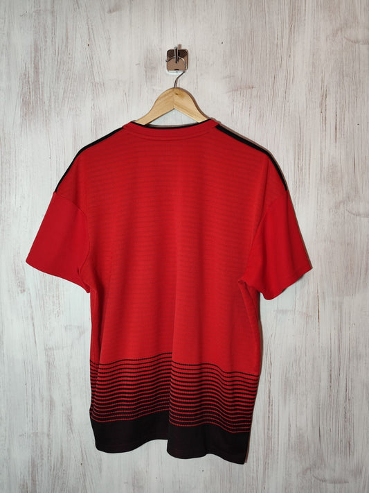 Manchester United 2018 2019 home Size XL Adidas soccer shirt jersey football kit