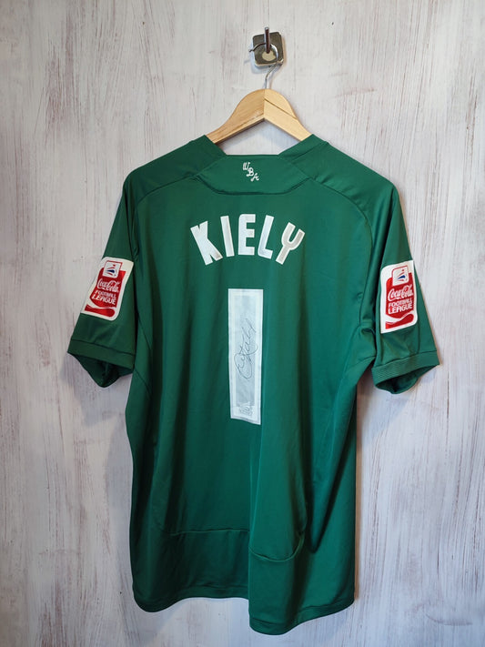 MATCH PREPARED West Bromwich Albion 2009 2010 GK shirt jersey kit tee #1 Kiely
