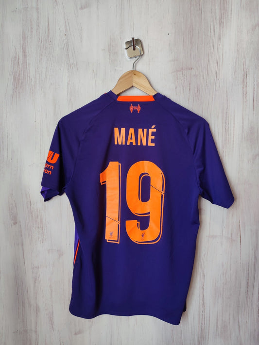 FC Liverpool 2018 2019 away Size S shirt soccer football jersey kit Sadio Mane