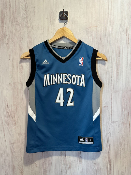 Kids 8Y Minnesota Timberwolves #42 Kevin Love Size S basketball shirt jersey kit