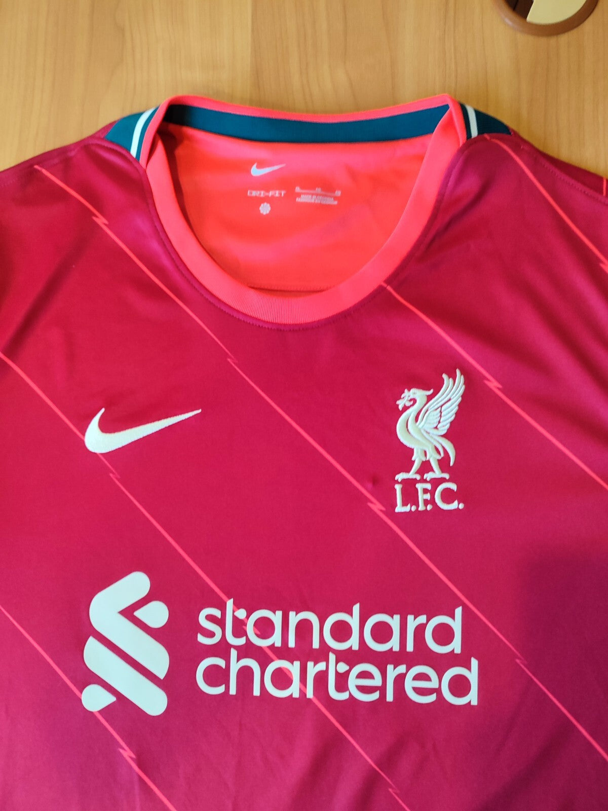 FC Liverpool 2021 2022 home Size XL Nike shirt soccer jersey kit football tee