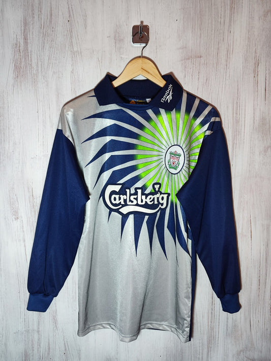 FC Liverpool 1998 1999 goalkeeper Size S shirt jersey soccer football GK 34/36"