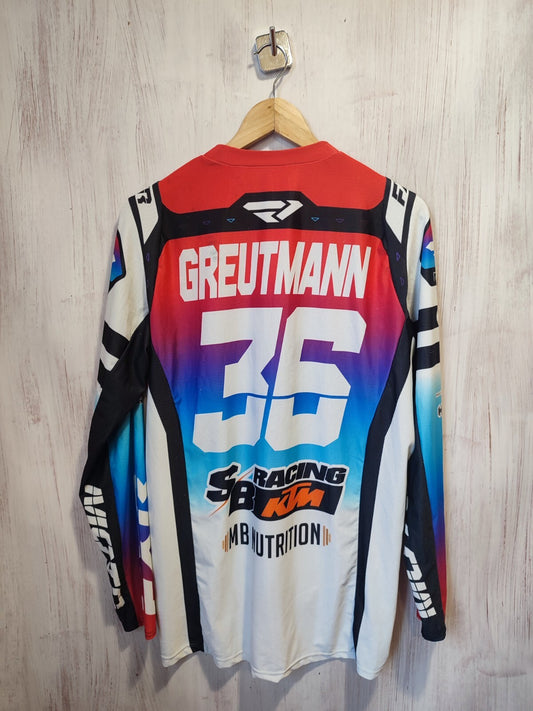 Nico Greutmann #36 motocross jersey EMX250 MXGP KTM SB team racing shirt moto MX