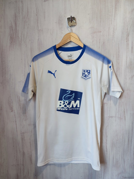 Tranmere Rovers FC 2017 2018 home Sz S Puma soccer shirt jersey football kit tee