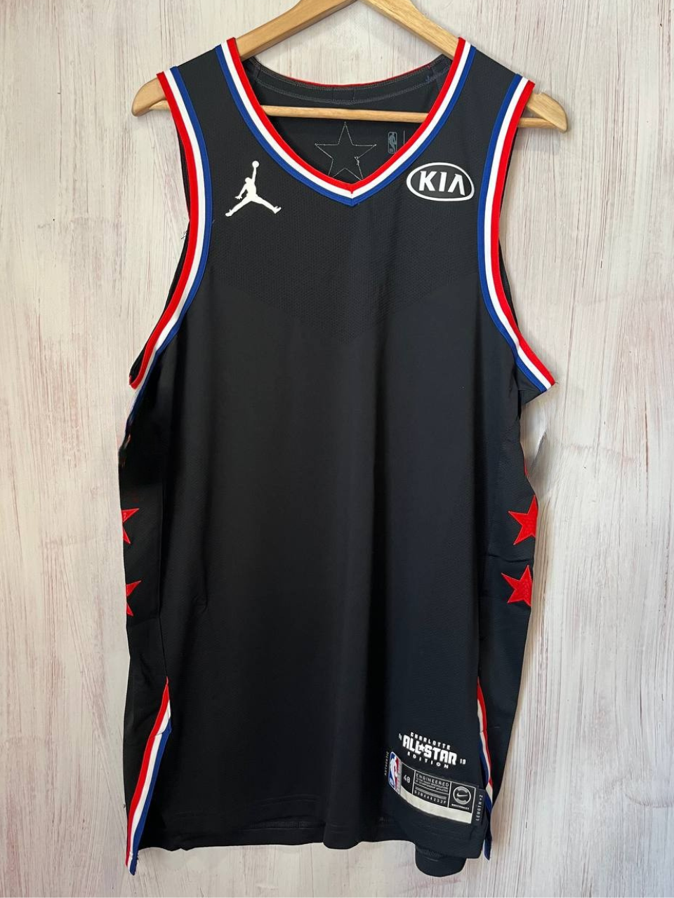 2 jerseys AUTHENTIC All Star game 2019 (white - 48/L, black - 52/XL) Air Jordan