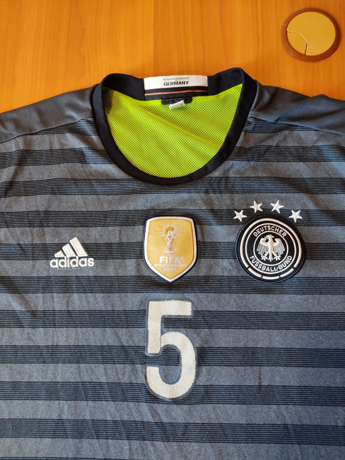 Deutschland 2016 2017 away Sz 3XL Germany shirt jersey soccer Reversible Hummels