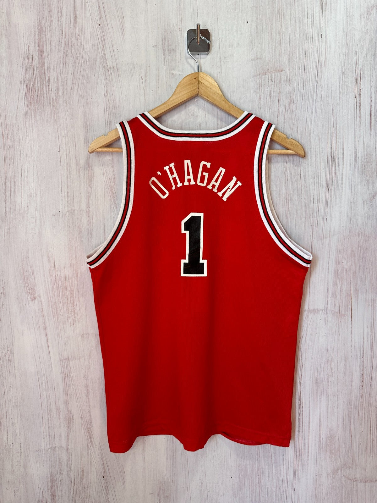 kids Chicago Bulls #1 Size XL 18-20 Champion basketball jersey shirt kit youth