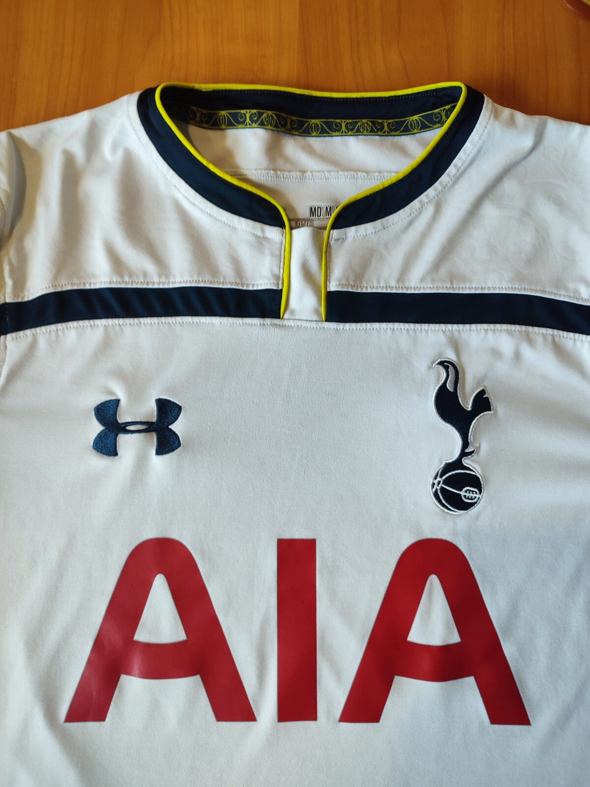Tottenham Hotspur 2014 2015 home Sz M Under Armour Spurs shirt jersey kit trikot