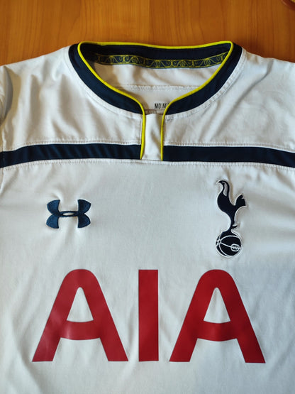 Tottenham Hotspur 2014 2015 home Sz M Under Armour Spurs shirt jersey kit trikot