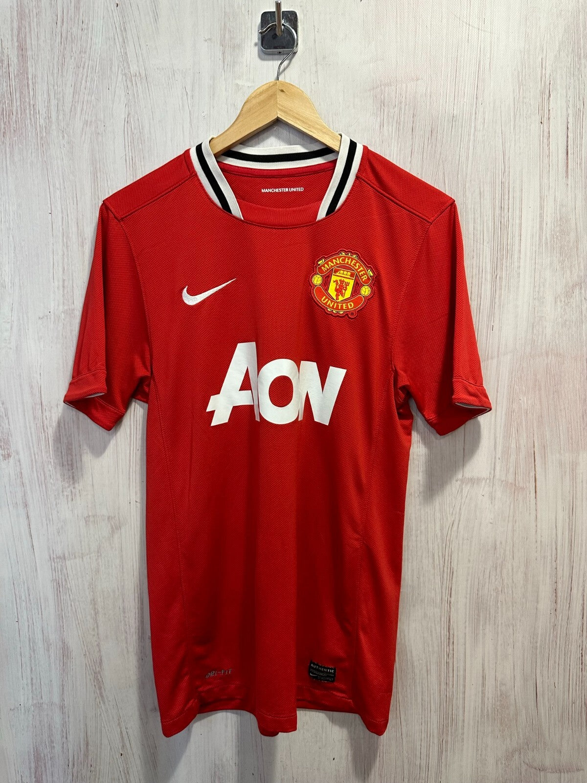 Manchester United 2011 2012 home Size S shirt jersey football soccer maillot kit