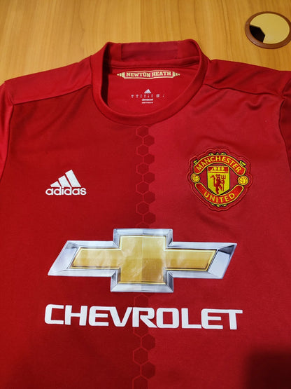 Manchester United 2015 2016 home Sz S soccer jersey shirt football kit tee Pogba